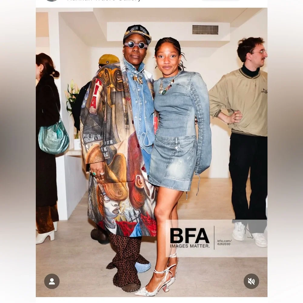 Edgy Denim-Look Dress Casual Party Mini - Picture 5 of 7